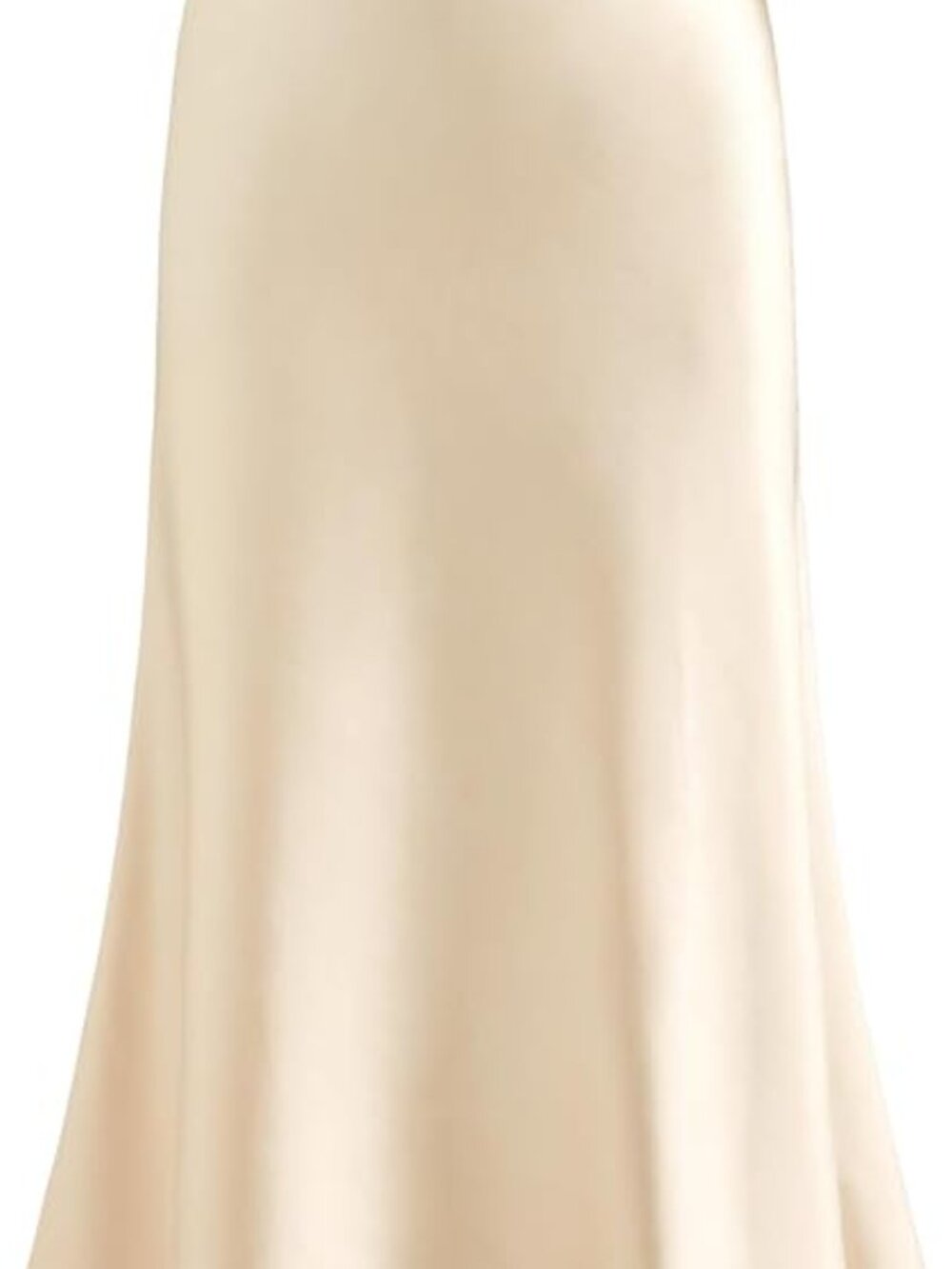 CIDER Womens Satin Midi Skirt